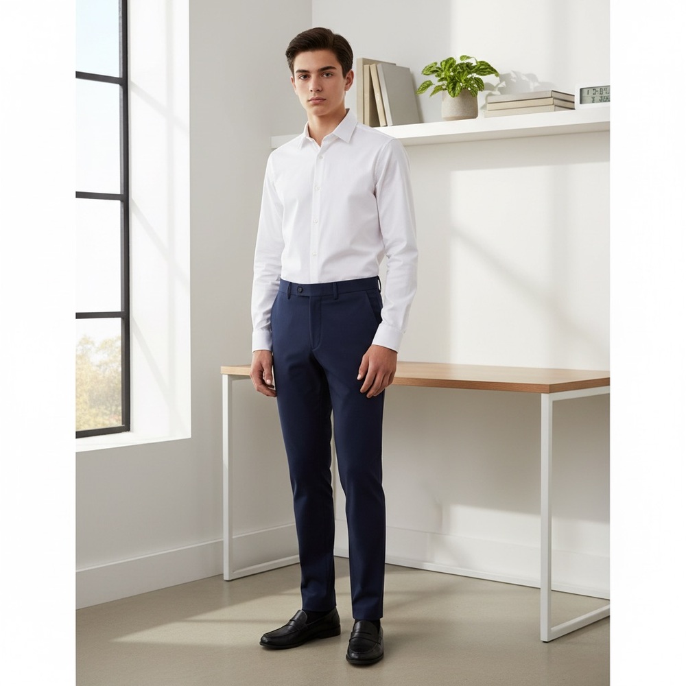 NWT Calvin Klein Boy’s Dark Blue Dress Pants